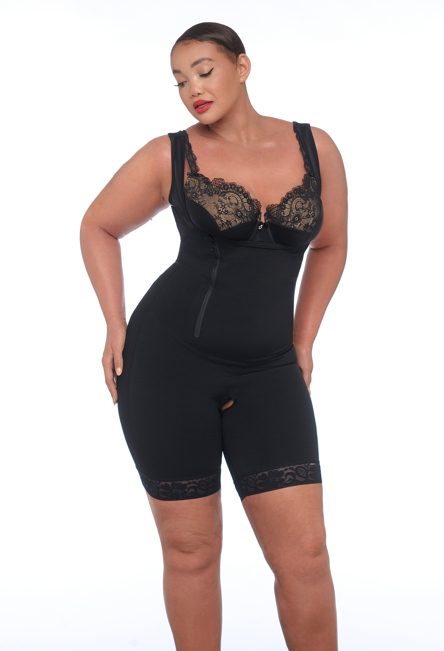 Full Body Post Op Body Shaper with Sleeves #714 – KIMMI COUTURE