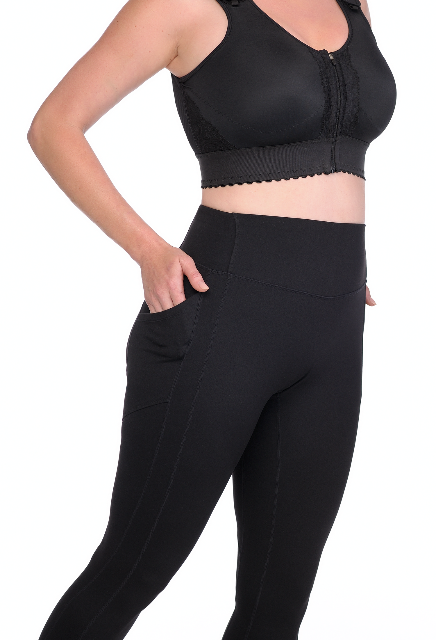 Ultimate Sports Compression Leggings, Firm High-Rise Panel with Pocket –  Diva's Curves